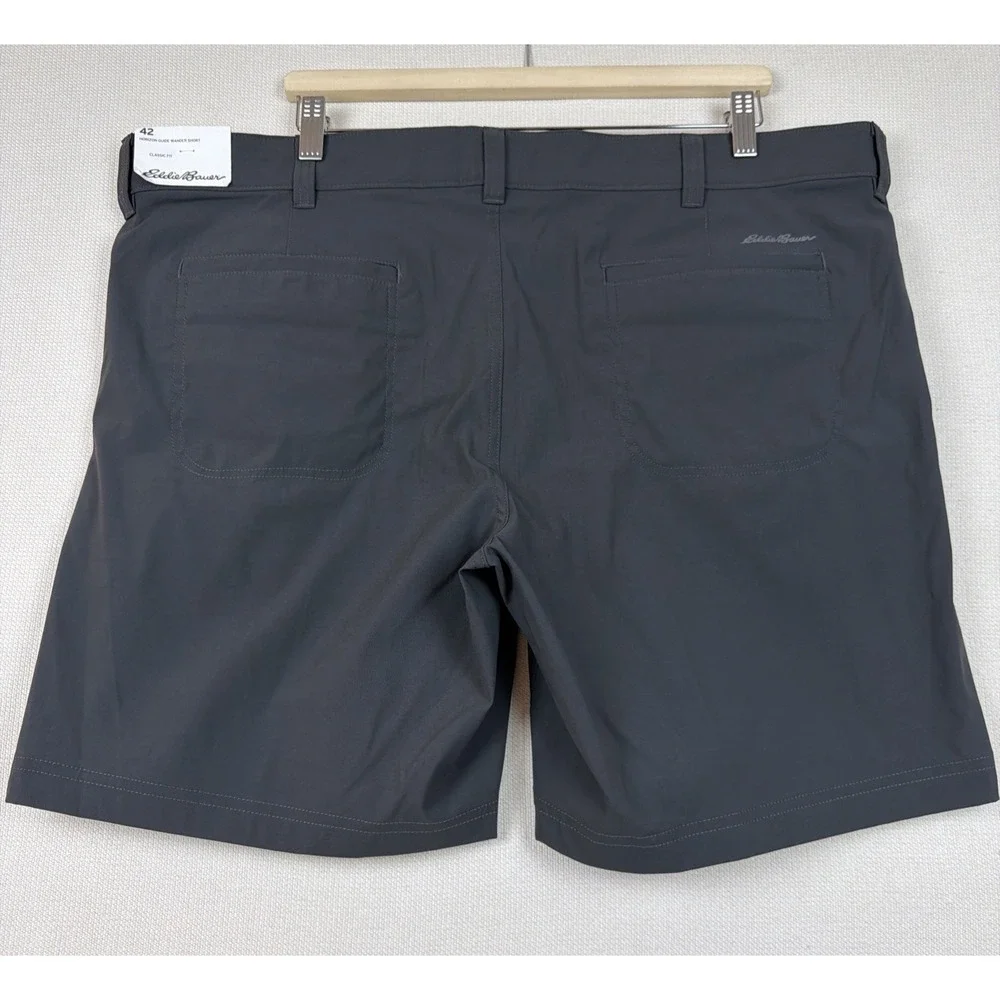 Eddie Bauer Horizon Guide Wander Hiking Shorts Mens 42 Gray NEW UPF 50 Casual